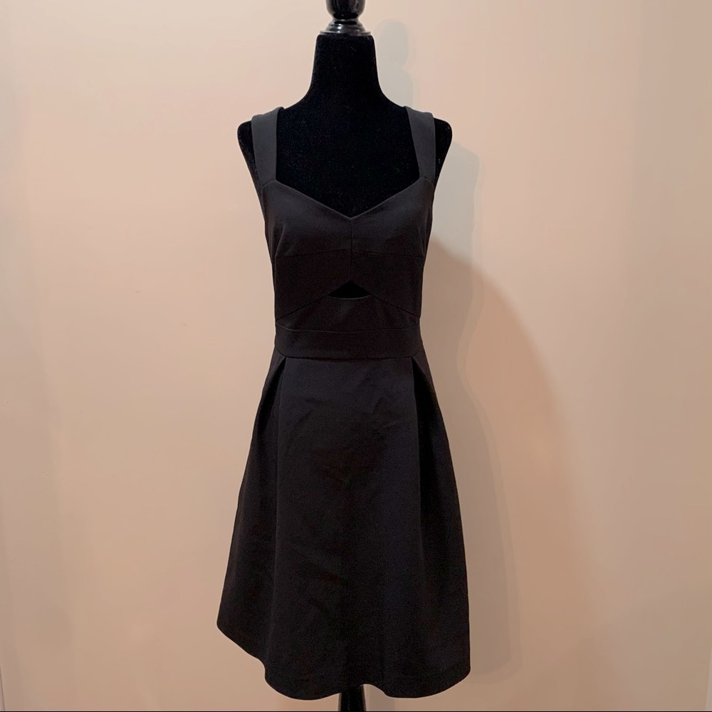 RW & Co. Fit & Flare Dress, Black Size 14